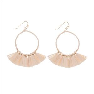 💙3/$20 Boho Raffia Tassel Earrings